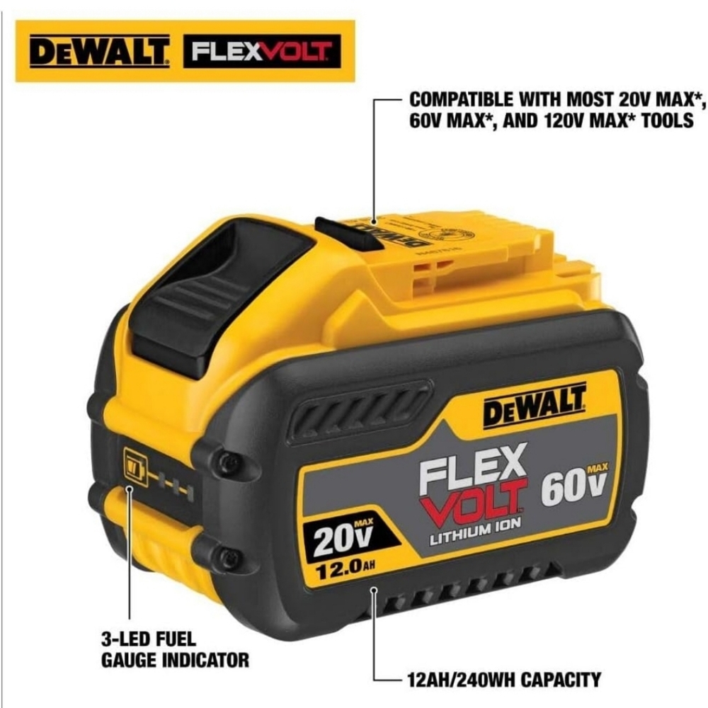 Dewalt DCB609 20V/60V MAX FLEXVOLT 9 Ah Lithium-Ion Battery - Picture 2 of 10